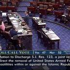 Senate Iran war resolution